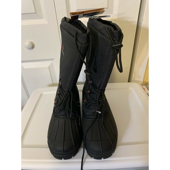 New DREAM PAIRS Men\'s Sz 10 Denver-3/Black Insulated Waterproof‎ Snow Boots 200g main image 9